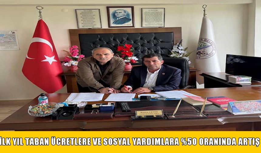 Muş Konakkuran’da 3 yıllık sözleşme imzalandı: İşçilere yüzde 50 zam