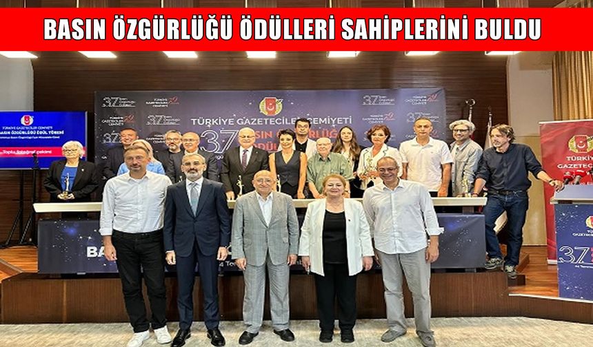 TGC 2025 Basın Özgürlüğü Ödülleri sahiplerini buldu
