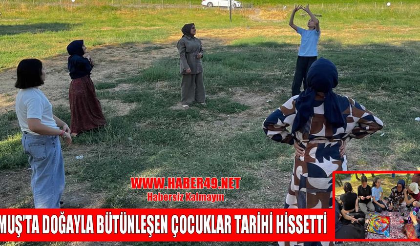 Muş’ta koruma altındaki çocuklar Murat Köprüsü’nü gezdi