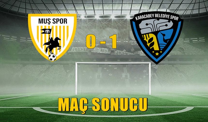 Muşspor üçüncü hazırlık maçından mağlubiyetle ayrıldı