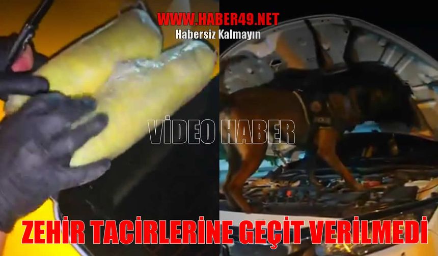 Muş’ta zehir tacirlerine geçit yok: 3 kişi gözaltında