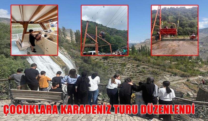 Muş’ta koruma altındaki çocuklar Karadeniz'i keşfetti