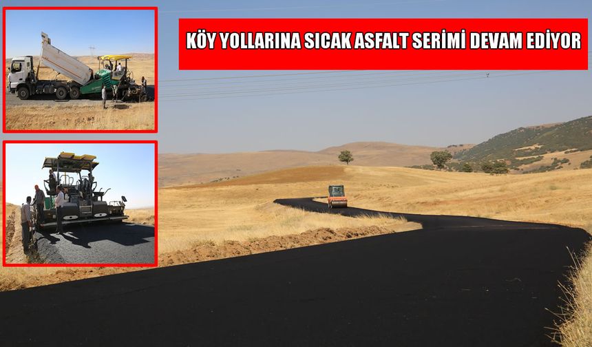 Muş’un sınır köyü Yolgözler’e sıcak asfalt: Ulaşımda konfor artıyor