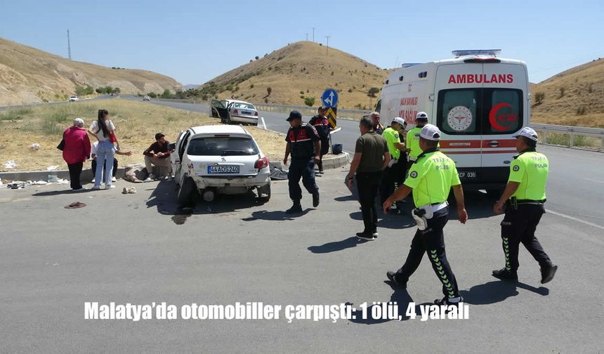 Malatya’da Feci Kaza: 1 Kişi Hayatını Kaybetti, 4 Yaralı