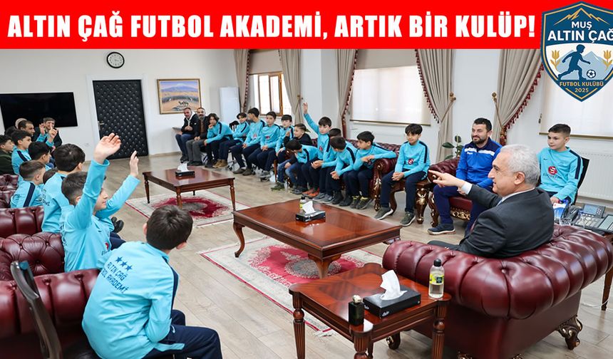 Muş futboluna yeni soluk: Altın Çağ Futbol Spor Kulübü kuruldu