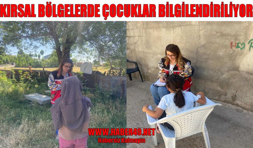Muş’un kırsal bölgelerindeki çocuklar için risk analizi ve destek hizmeti