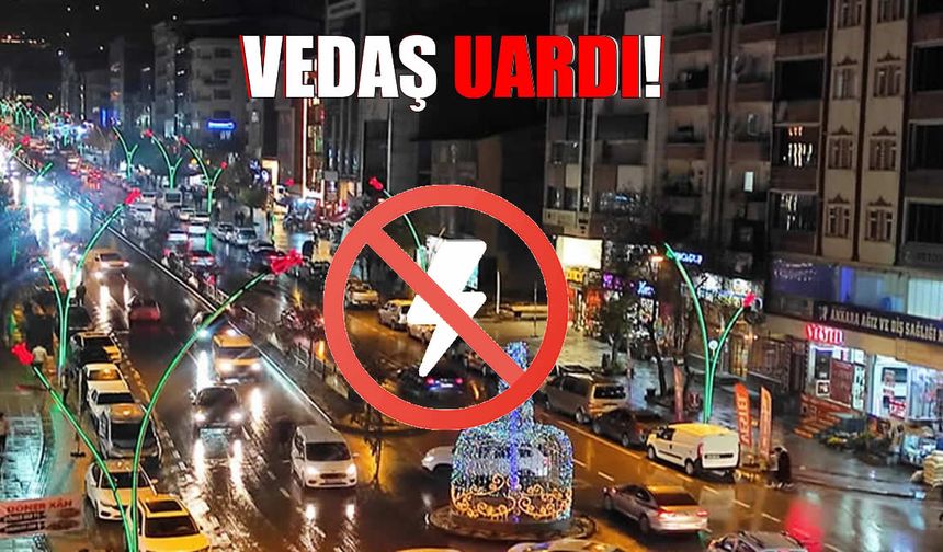 VEDAŞ Muş’u uyardı: 16 Eylül 2025'te elektrik kesintisi yaşanacak yerler