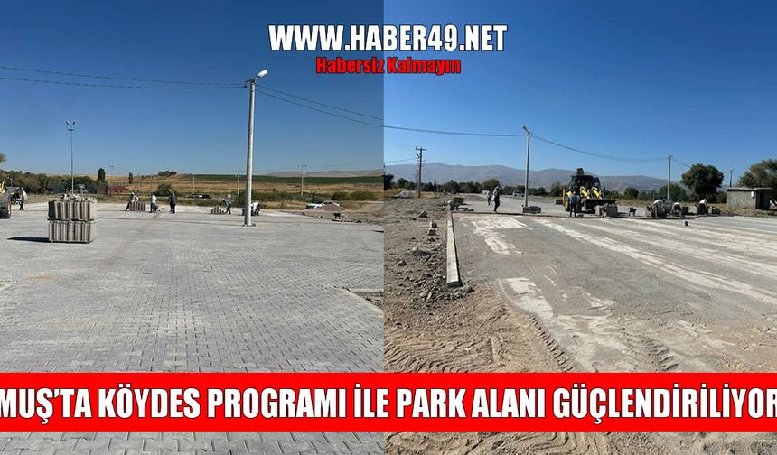 Muş Tarihi Murat Köprüsü park alanları yenileniyor