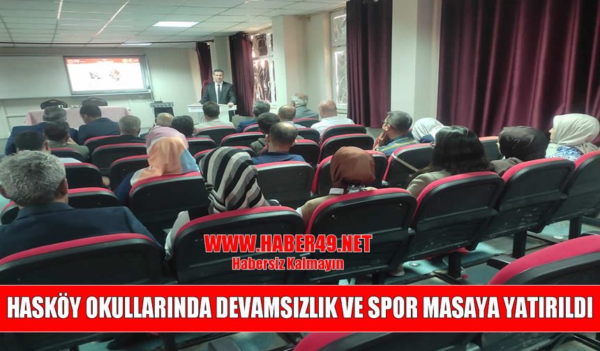 Hasköy’de 2025-2026 eğitim yılı toplantısı yapıldı