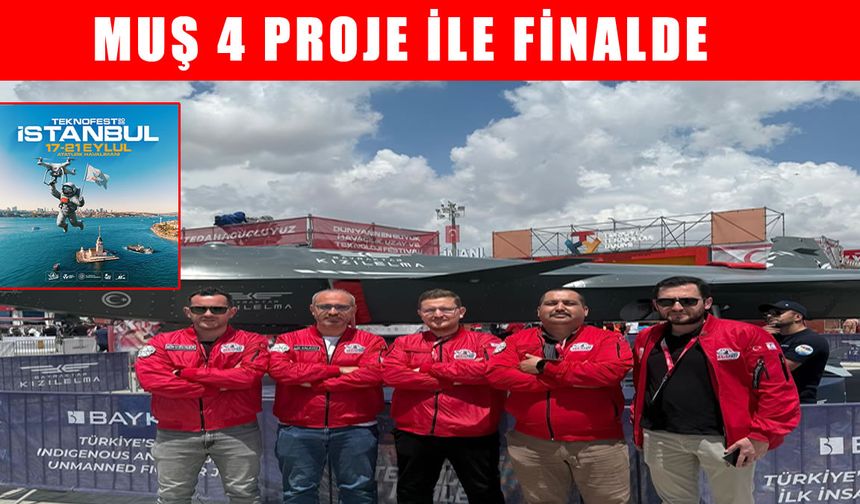 Muş’ta Teknofest rüzgarı: 4 proje finale kaldı