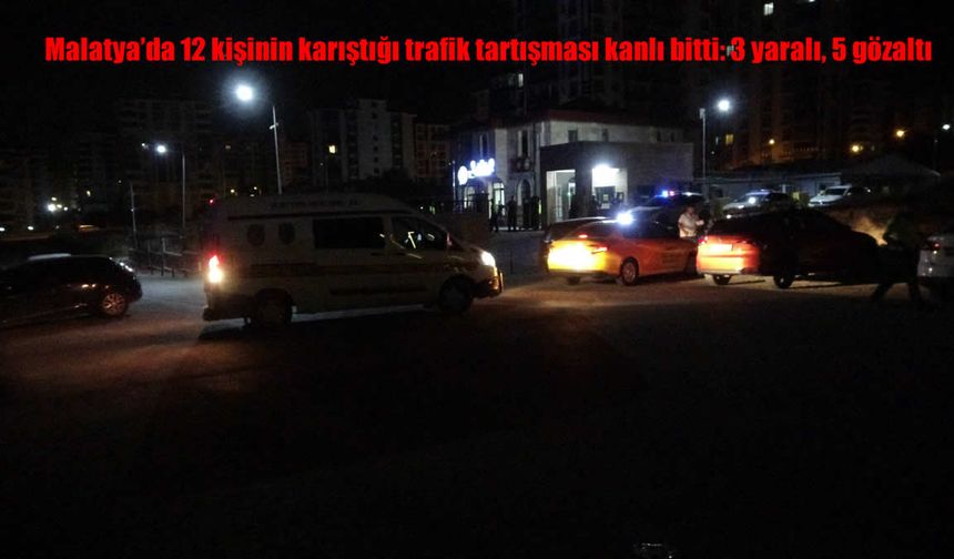 Trafik Tartışması Kanlı Bitti: 3 Yaralı, 5 Gözaltı
