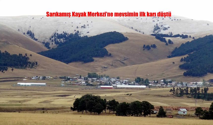 Sarıkamış’a Mevsimin İlk Karı Düştü