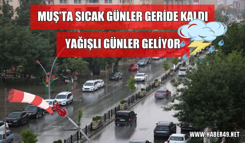 Muş’un 5 günlük hava raporu açıklandı: Meteoroloji'den yağış ve yıldırım uyarısı