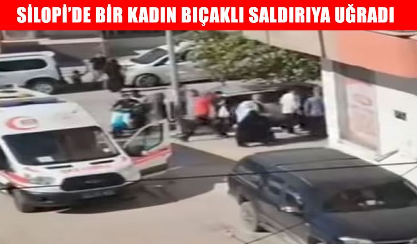 Silopi’de bir kadın bıçaklandı
