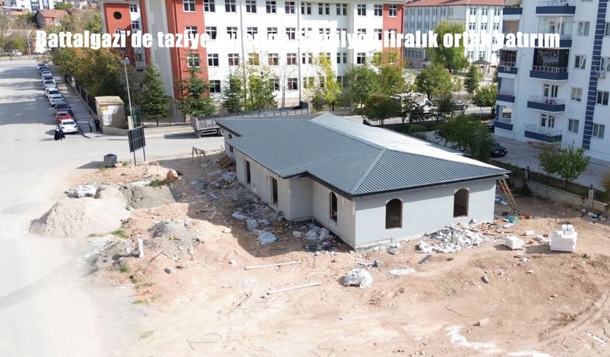 Battalgazi’de taziye evlerine 51 milyon liralık ortak yatırım