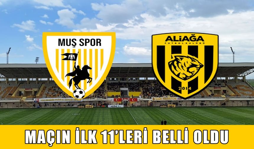 Muşspor-Aliağa FK maçının kadrosu belli oldu