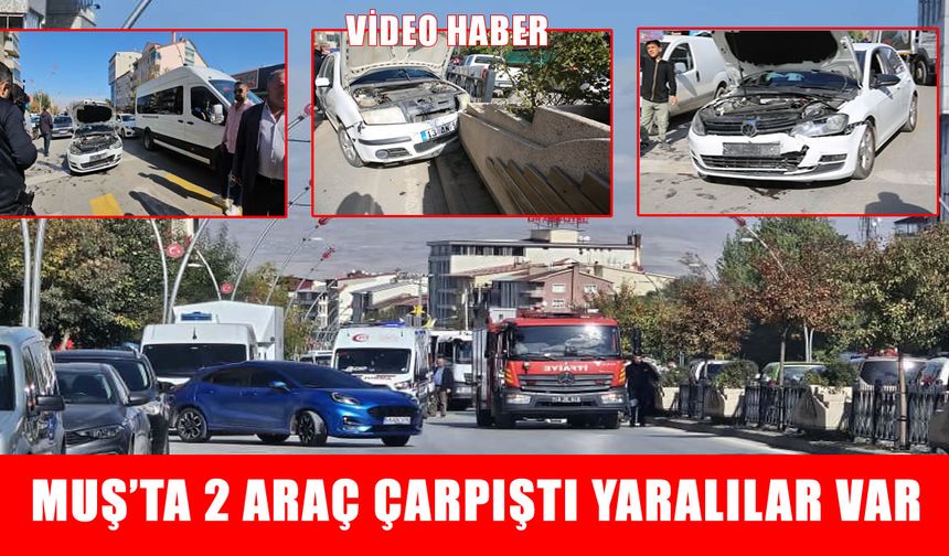 Muş’ta korkutan kaza: Yaralılar var