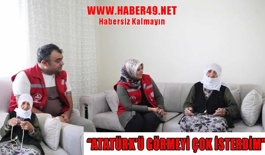 Muşlu asırlık çınar Esmer Özdemir: En büyük üzüntüm Atatürk'ü görememek