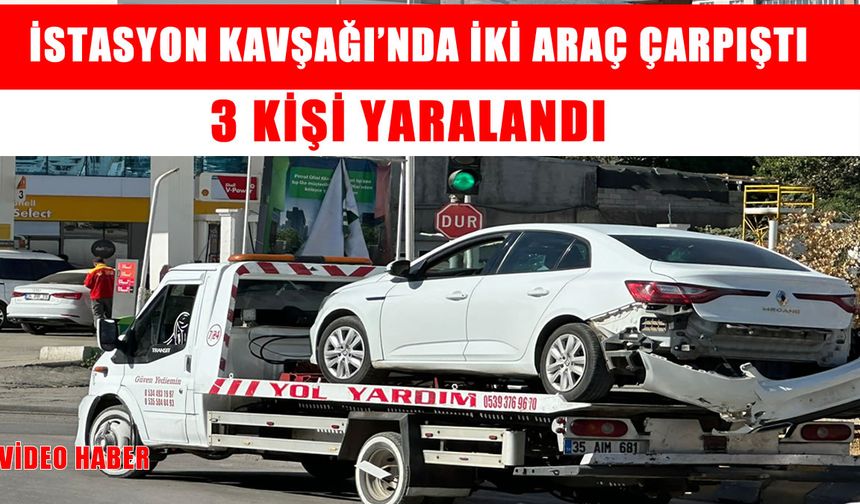 Muş’ta korkutan anlar: Otomobil ile dolmuş çarpıştı