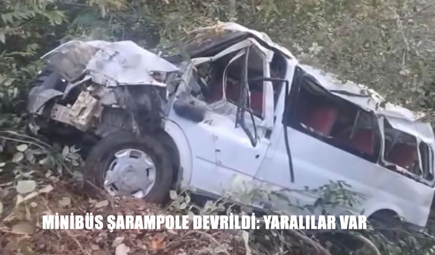 Ordu’da minibüs şarampole devrildi: 11 yaralı