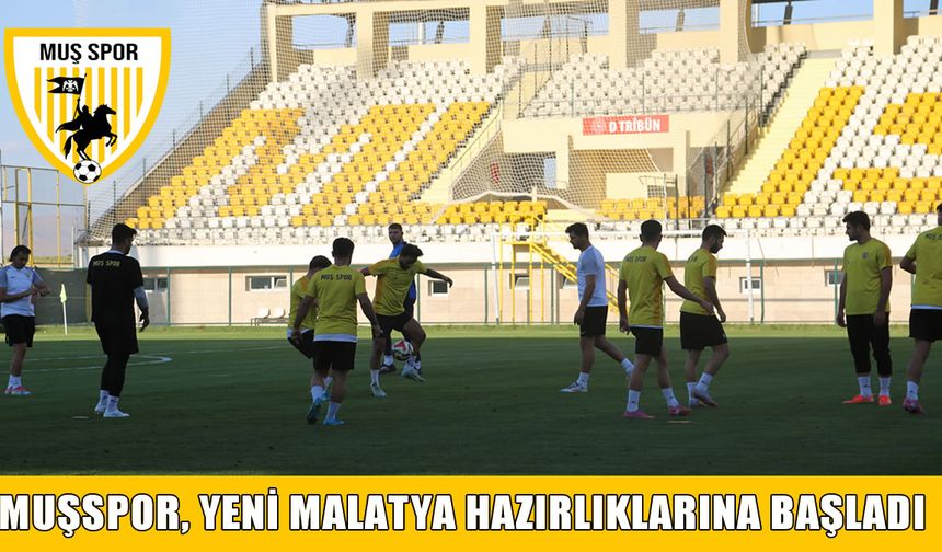 Seyircisiz oynama cezası alan Muşspor, Yeni Malatya maçına hazırlanıyor
