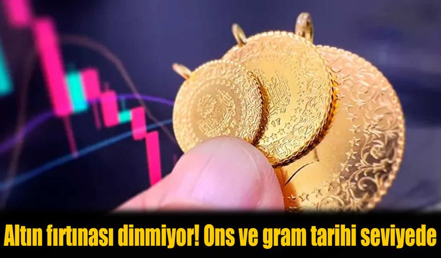 Altın Fırtınası: Ons 4000 Dolar Yolunda, Gram Altın Tarihi Zirvede
