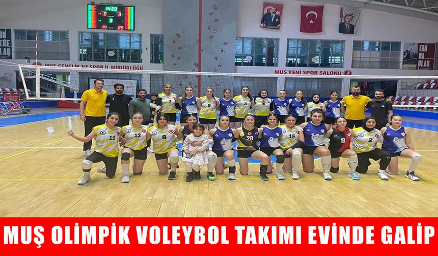 Muşlu sultanlar evinde set vermedi: 3-0