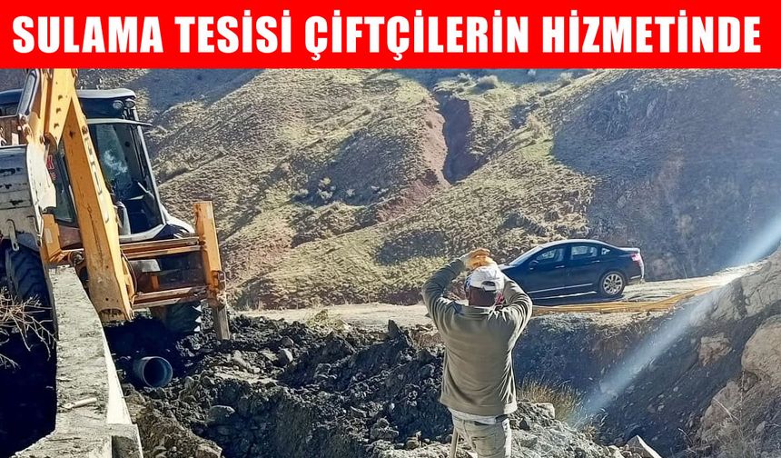 Kepenek Köyü Sulama Tesisi, Muşlu çiftçilerin hizmetine sunuldu