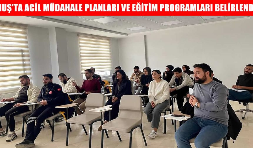 Muş “İl Ambulans Servisi Başhekimliği” birim sorumluları toplantısı düzenlendi