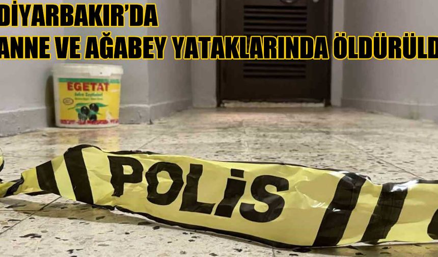 Diyarbakır’da Anne ve Ağabey Yataklarında Öldürüldü