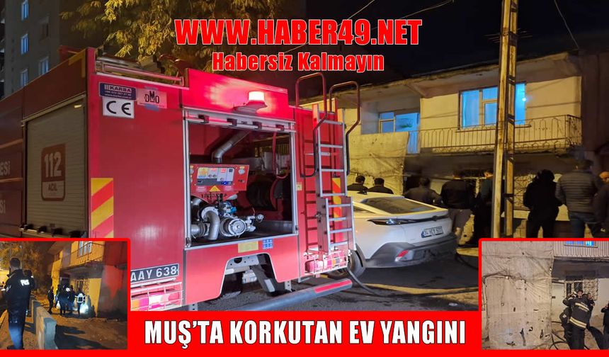 Muş’ta Suriyeli ailenin evi yandı