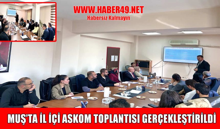 Muş’ta acil sağlık hizmetleri masaya yatırıldı