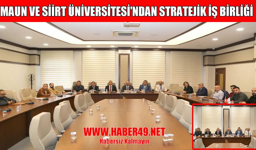 Muş ve Siirt üniversiteleri tarımda ortak gelecek için buluştu