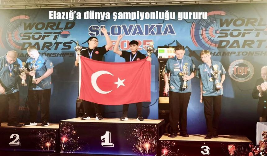 Elazığ’a dünya şampiyonluğu gururu