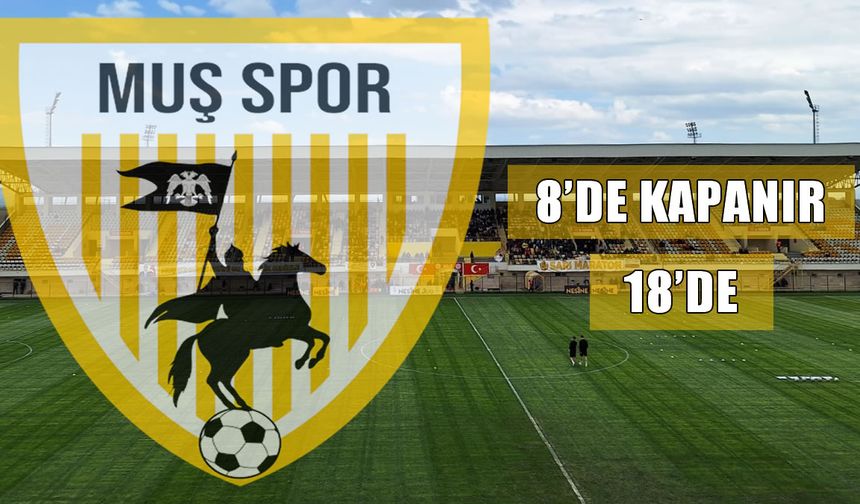 Muşspor'dan şampiyonluk sloganı: "8'de kapanır 18'de!"