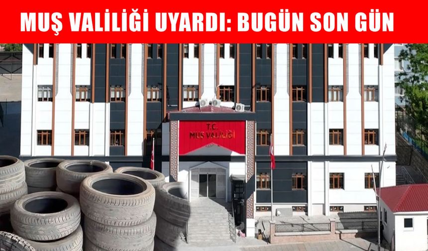 Muş Valiliği'nden sürücülere kış lastiği uyarısı: Cezası 5 bin 856 TL