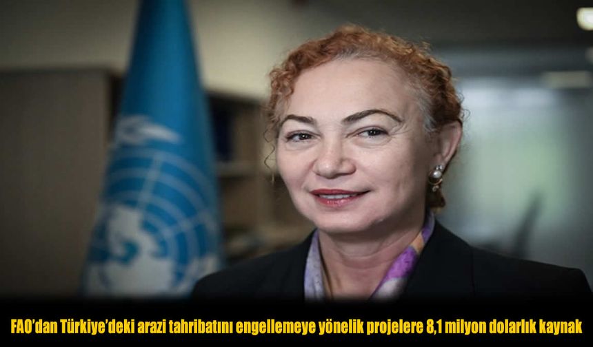 FAO Türkiye’de Arazi Tahribatını Önlemek İçin 8,1 Milyon Dolar Kaynak Sağladı