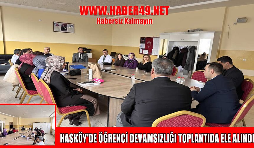 Kaymakam Güney, devamsızlık gündemiyle lisede!