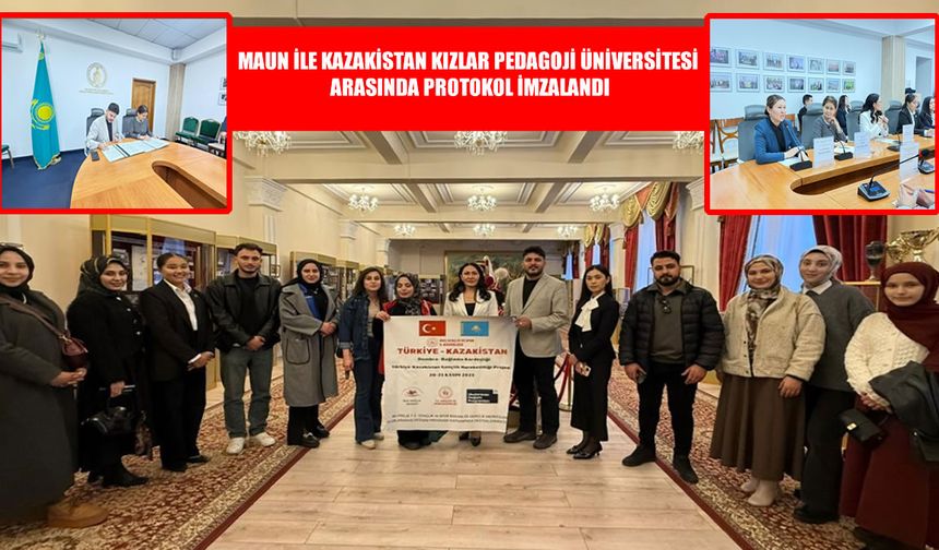 Muş Alparslan Üniversitesi’nden uluslararası başarı: Kazakistan'la stratejik iş birliği protokolü!