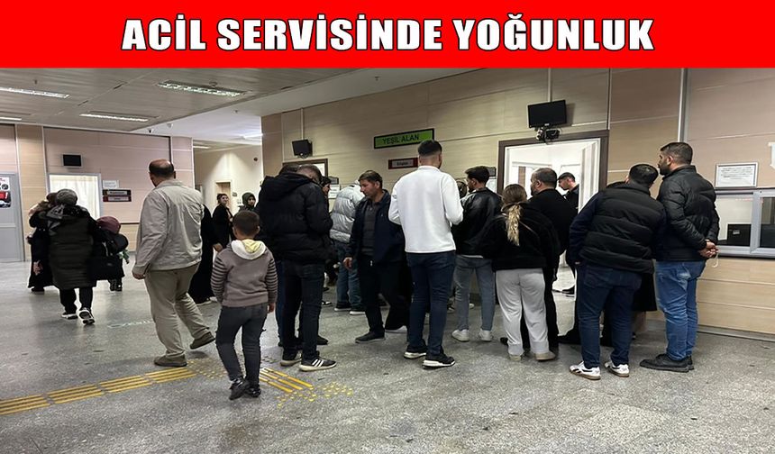Muş'ta havalar soğudu, acil servisler doldu!