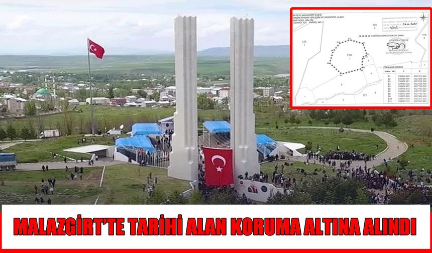 Muş Malazgirt’teki Hasretpınar Nekropolü I. Derece Arkeolojik Sit alanı ilan edildi