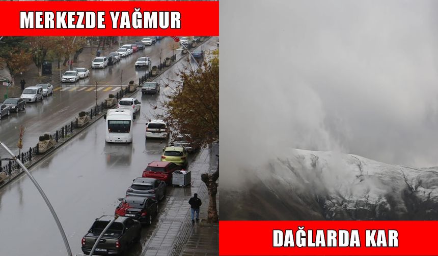 Muş’un yüksek kesimleri beyaz örtüye büründü