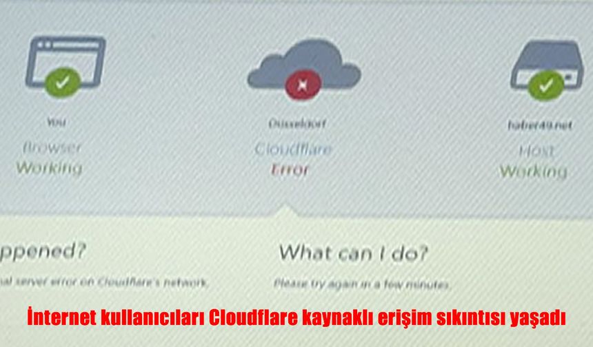 Milyonlarca kullanıcı erişemedi: İnternette Cloudflare krizi