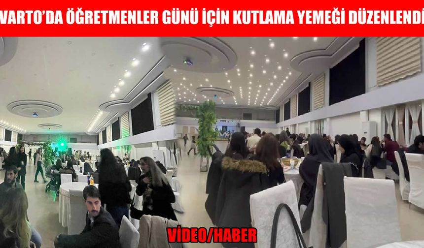 Varto İlçe Milli Eğitim'den öğretmenler günü yemeği: Öğretmenler aileleriyle buluştu