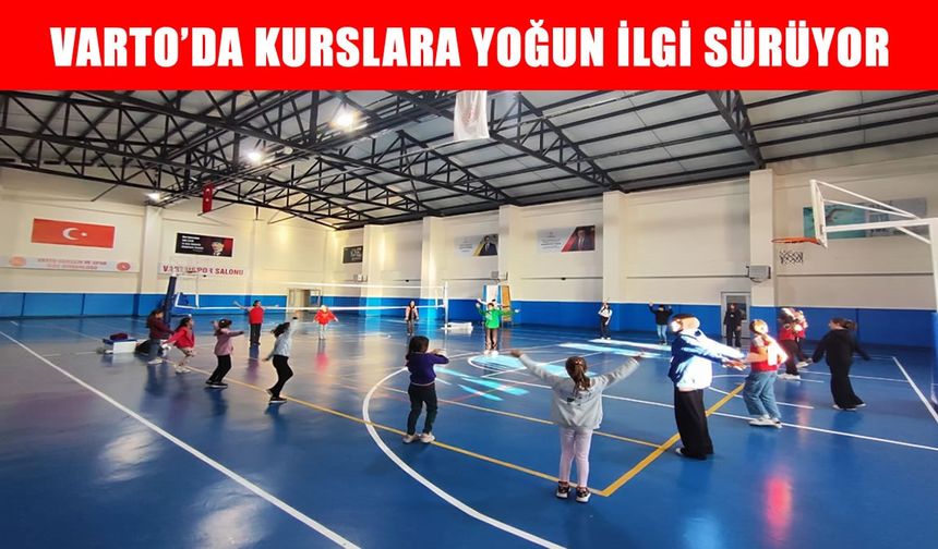 Varto'da sporla büyüyen gençlerin yeni adresi: Voleybol