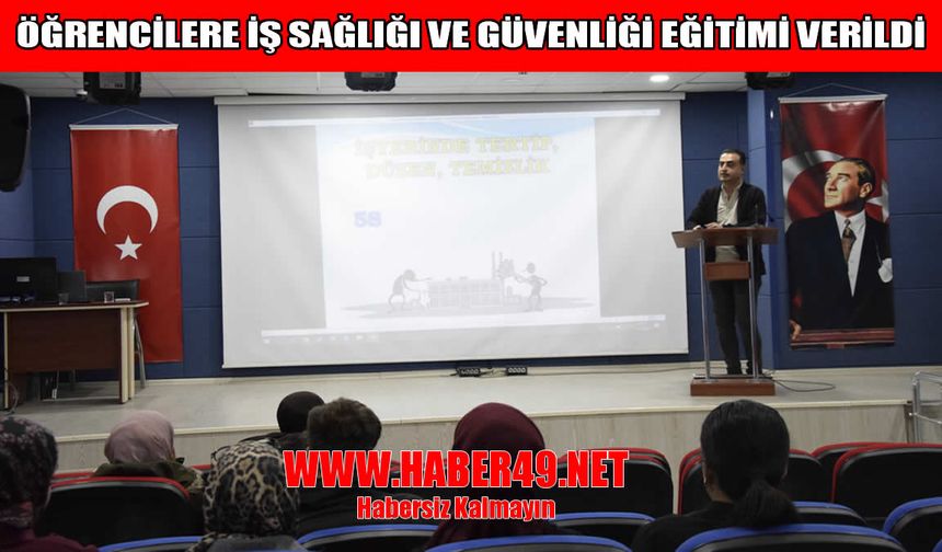 Muş’ta gençler iş hayatına hazırlanıyor