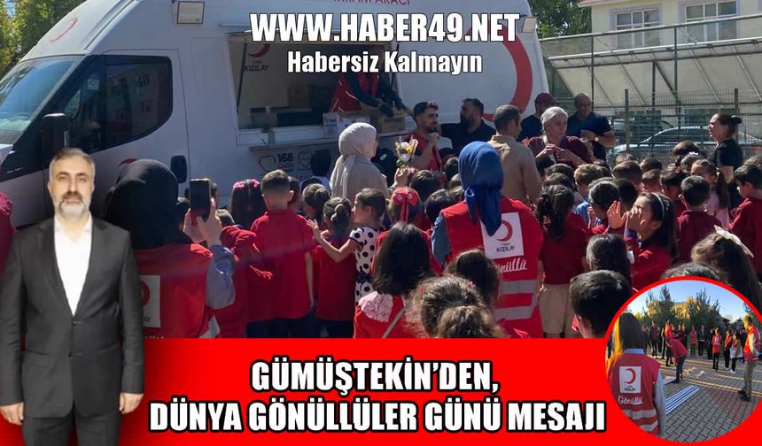 Kızılay Muş’tan gönüllülük ruhu vurgusu: “Merhameti yaşatıyoruz”