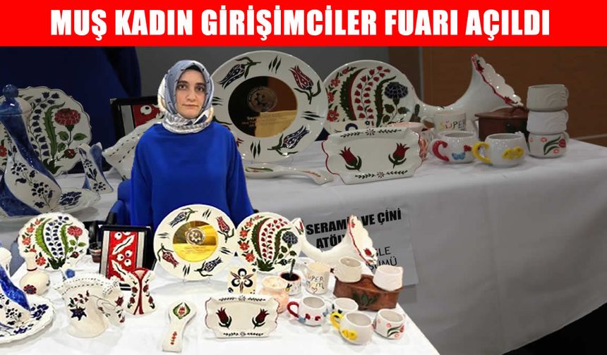Muş Seramik ve Çini Atölyesi'ne yoğun ilgi