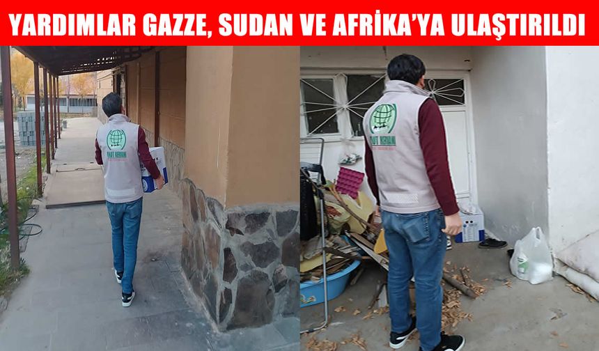 Muş Umut Kervanı'ndan bir ayda 1 milyon 332 bin TL’lik yardım