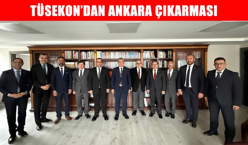 TÜSEKON heyeti, Milli Eğitim Bakanı Tekin'e taleplerini iletti